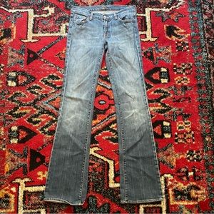 7 for All Mankind Long Legs bootcut jean size 29 TALL